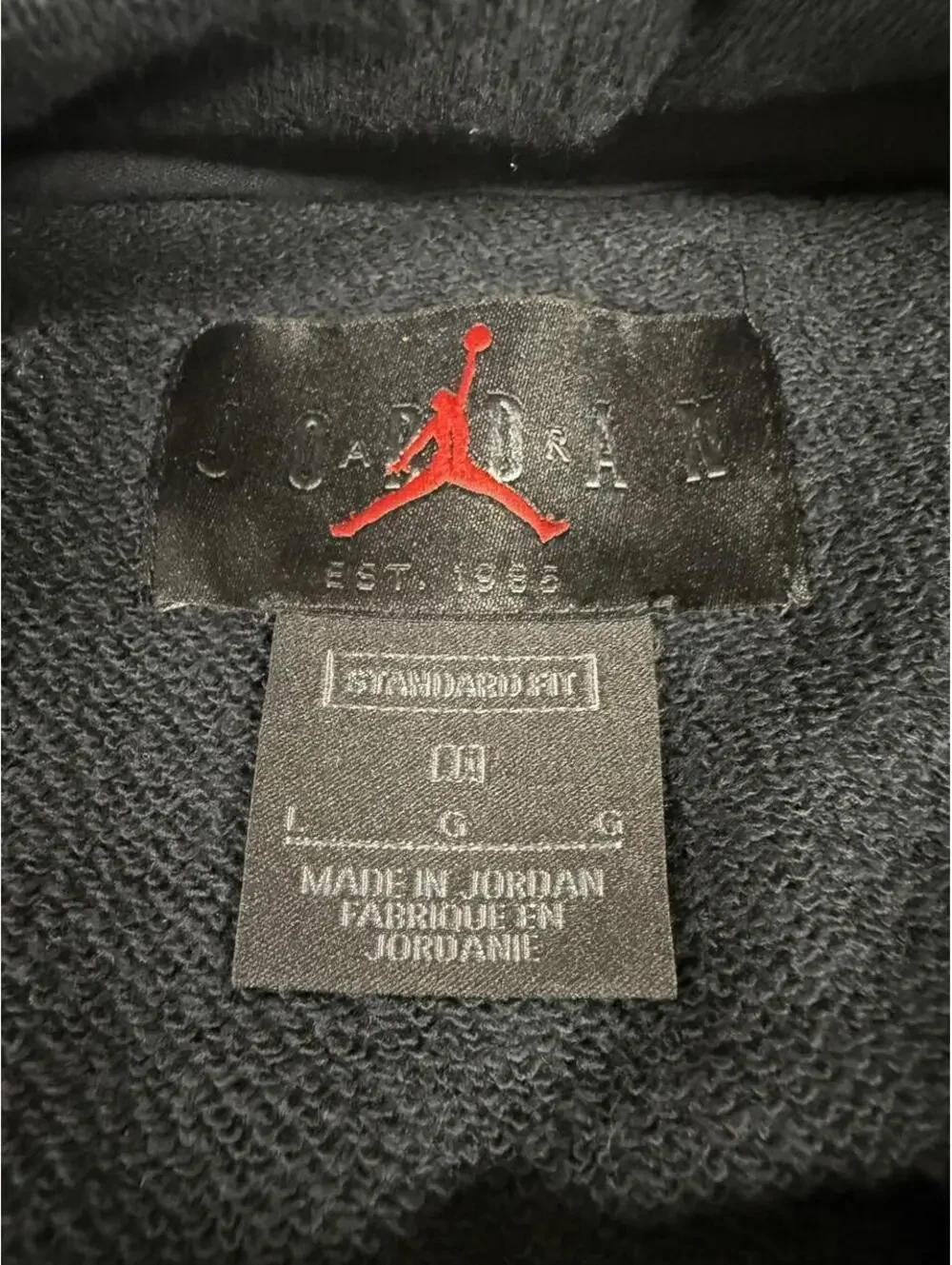 Black Nike Air Jordan hoodie